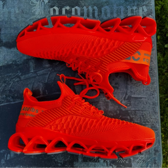 Womens Slip on Running Walking Shoes Blade Tennis Casual Fashion Sneakers - Picture 8 of 11